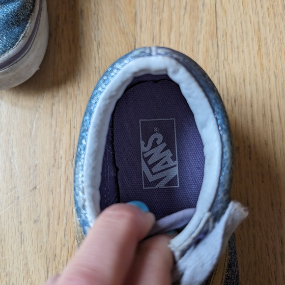 VANS glitter old skool classic sneakers size 13 - Picture 4 of 9